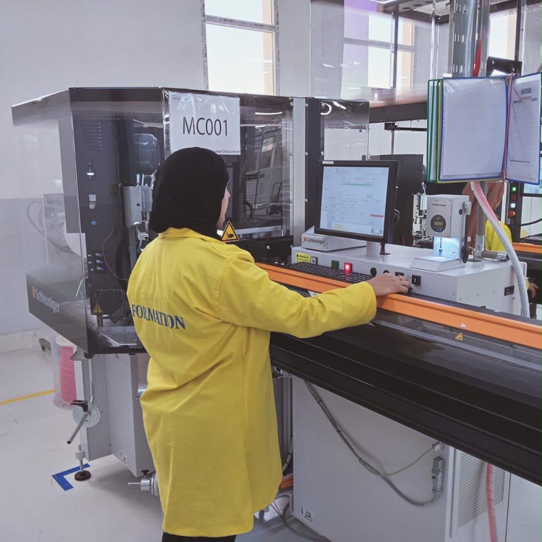 IDENET automated wire-processing line